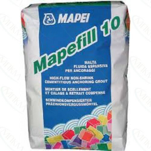 Анкеровочный Раствор Наливного Типа Mapei Mapefill 10 25кг Серый, Безусадочный, Быстротвердеющий для Высокоточной Анкеровки*