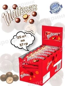 Шарики драже мальтизерс Maltesers 37 г - 25 шт