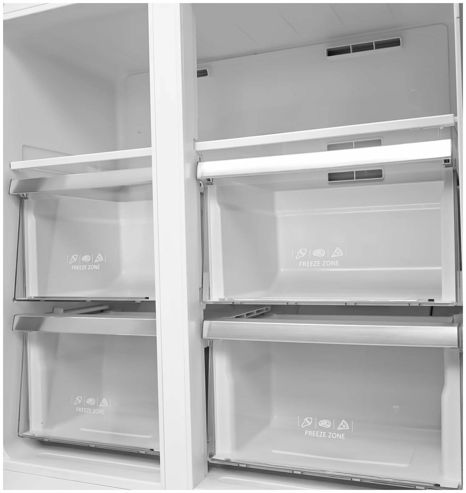 Холодильник трехкамерный отдельностоящий LEX LCD450MGID - фотография № 4