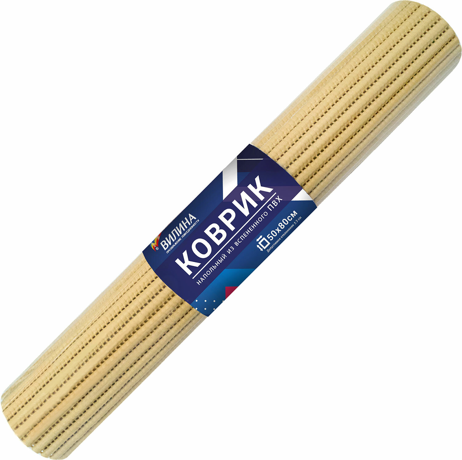 фото Коврик для ванной Вилина ПВХ Коричневый 50*80см