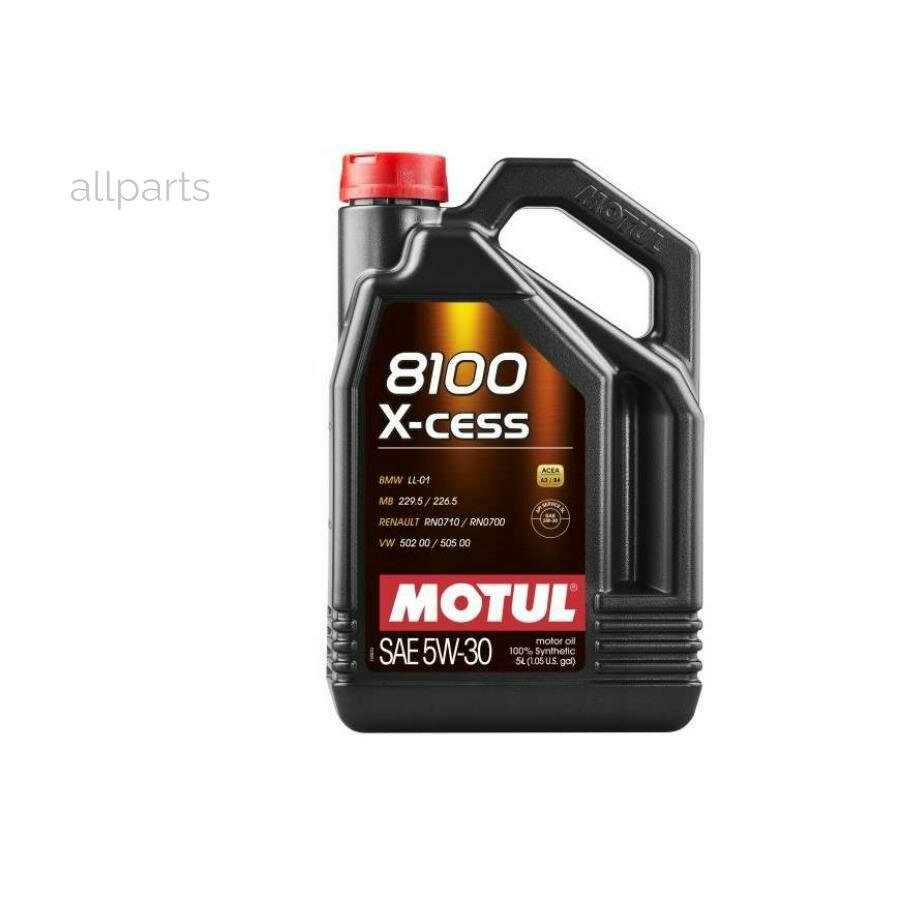 MOTUL 108946 5W-30 5L 8100 X-CESS A3/B3/B масло моторное синтетическое