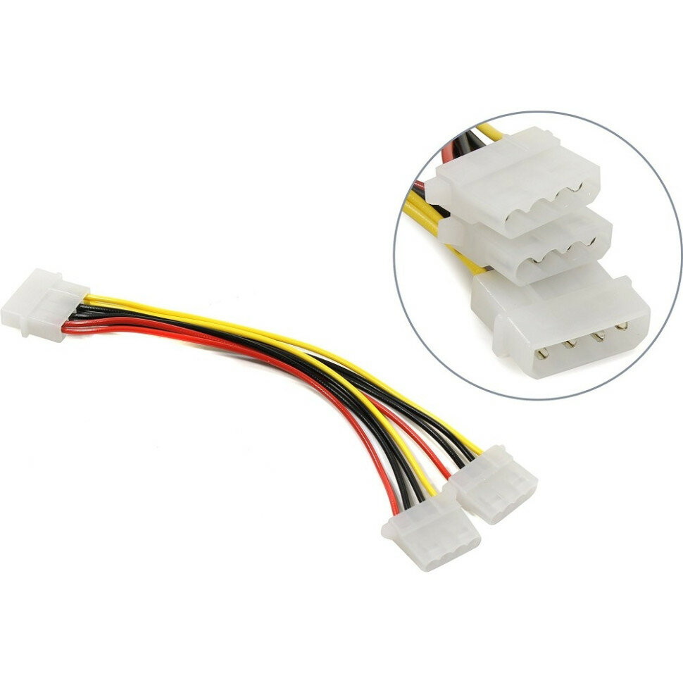 ORIENT C397 Разветвитель питания Molex (4pin)-> 2 x Molex (2x4pin)