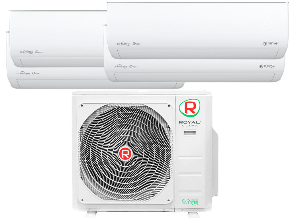 Мульти сплит-система Royal Clima 4TFM-32HN + RCI-GLF07HN x4 на 4 комнаты