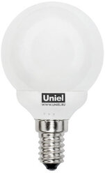 Лампа энергосберегающая Uniel ESL-G55-11-4000-E14. 2 штуки в картонной упаковке.