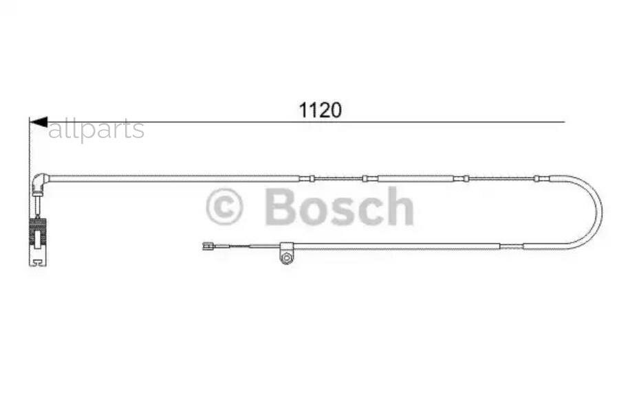 BOSCH 1987473010 Датчик износа торм.колодок [1220 mm]