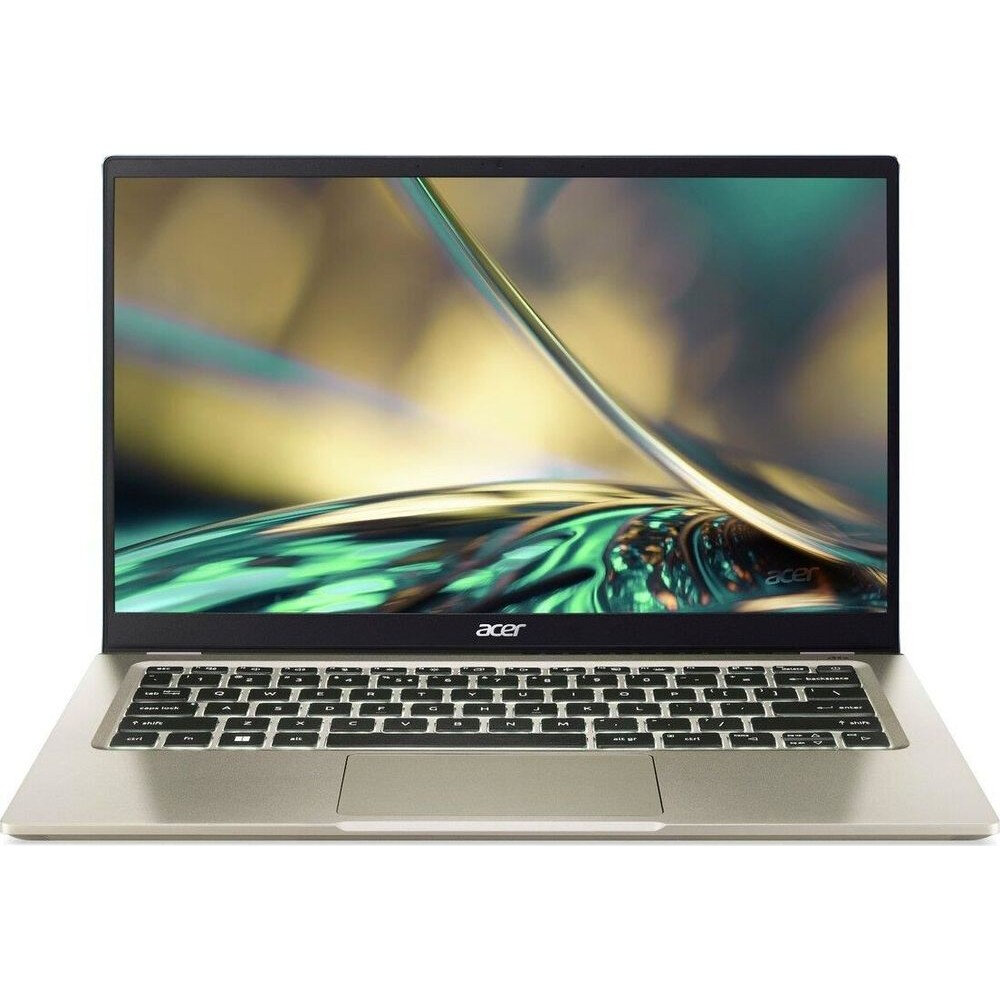 Ноутбук Acer Swift 3 SF314-512-52QA 14" (1920x1080) IPS/Intel Core i5-1240P/8ГБ LPDDR4X/512ГБ SSD/Iris Xe Graphics/Без ОС золотой (NX. K7NER.008)