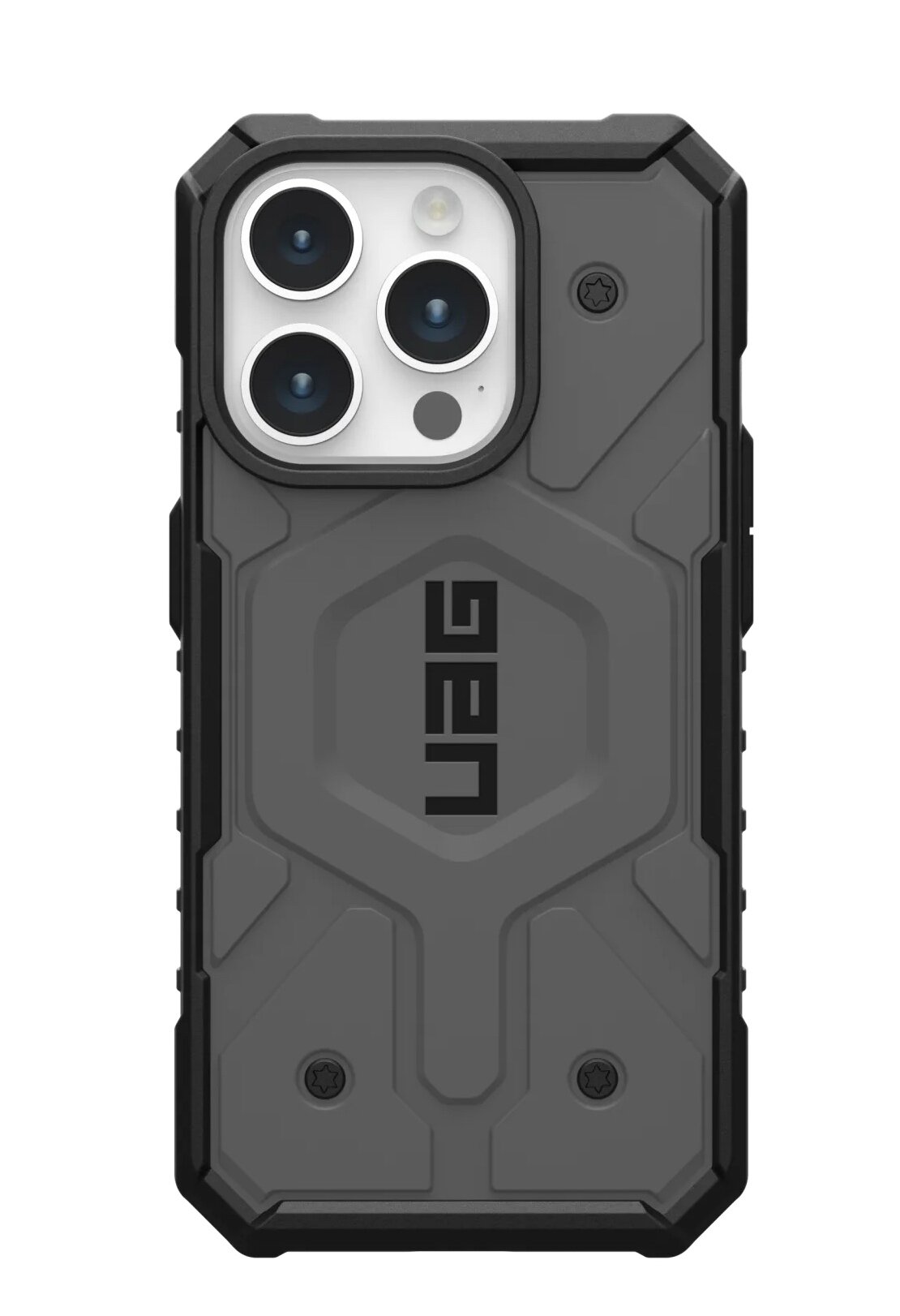 Защитный чехол UAG Pathfinder MagSafe iPhone 15 Pro Max Silver