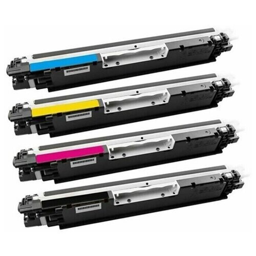 Комплект картриджей для Canon i-SENSYS F159700 LBP7010C LBP7018C Cartridge 729Bk черный 729C синий 729Y желтый 729M пурпурный (1.200 страниц) - Uniton