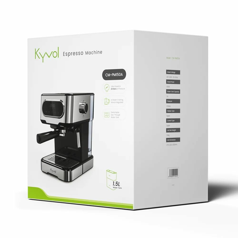 Кофемашина Kyvol Espresso Coffee Machine 02 ECM02 - фотография № 7