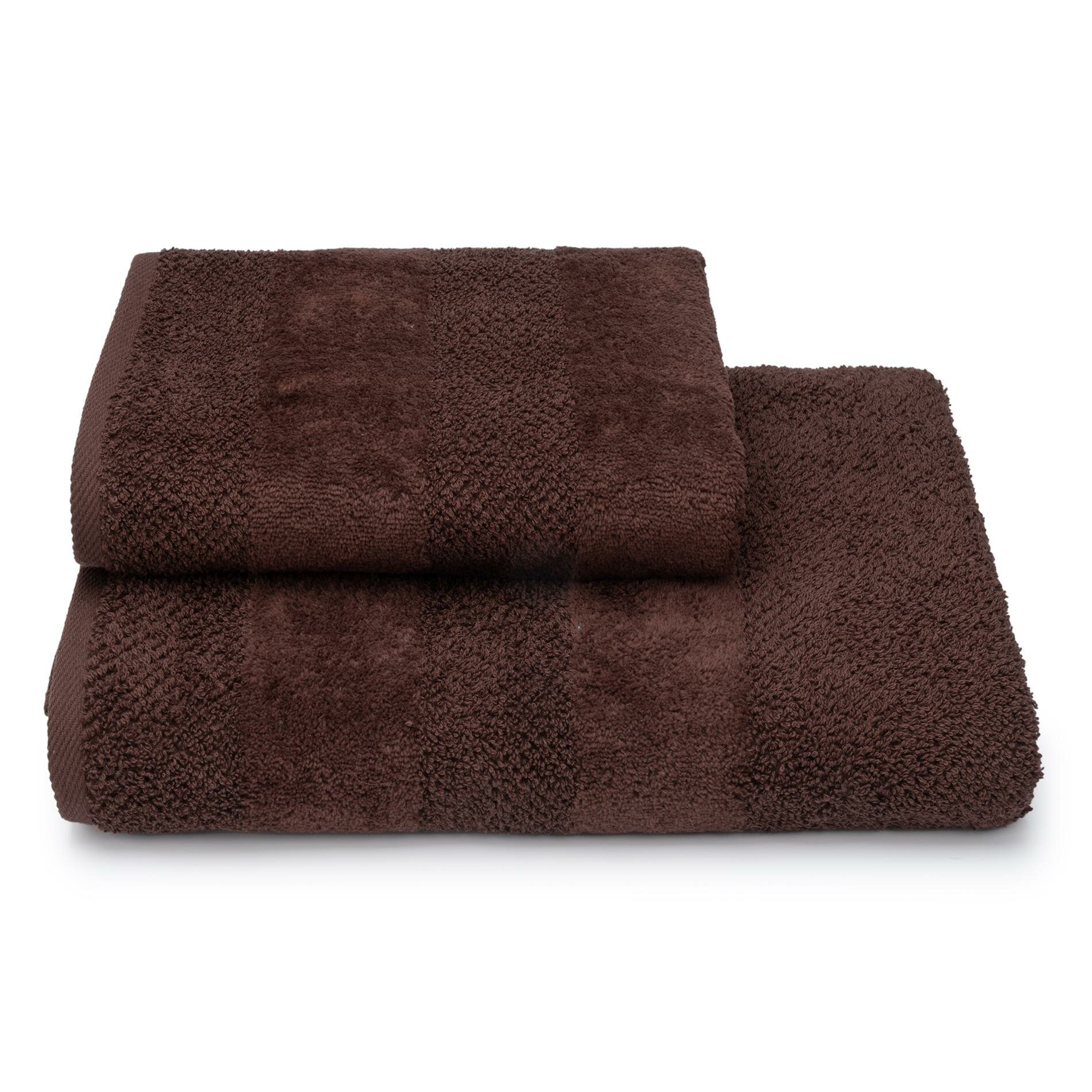 Полотенце махровое 70х130 см для ванной, лица и рук, Cleanelly Heat цвет коричневый, 1 штука