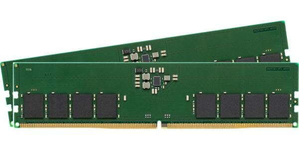 Модуль памяти DDR 5 DIMM 16Gb PC38400 4800Mhz Kingston CL40 (Kit of 2) (KVR48U40BS6K2-16) (retail)