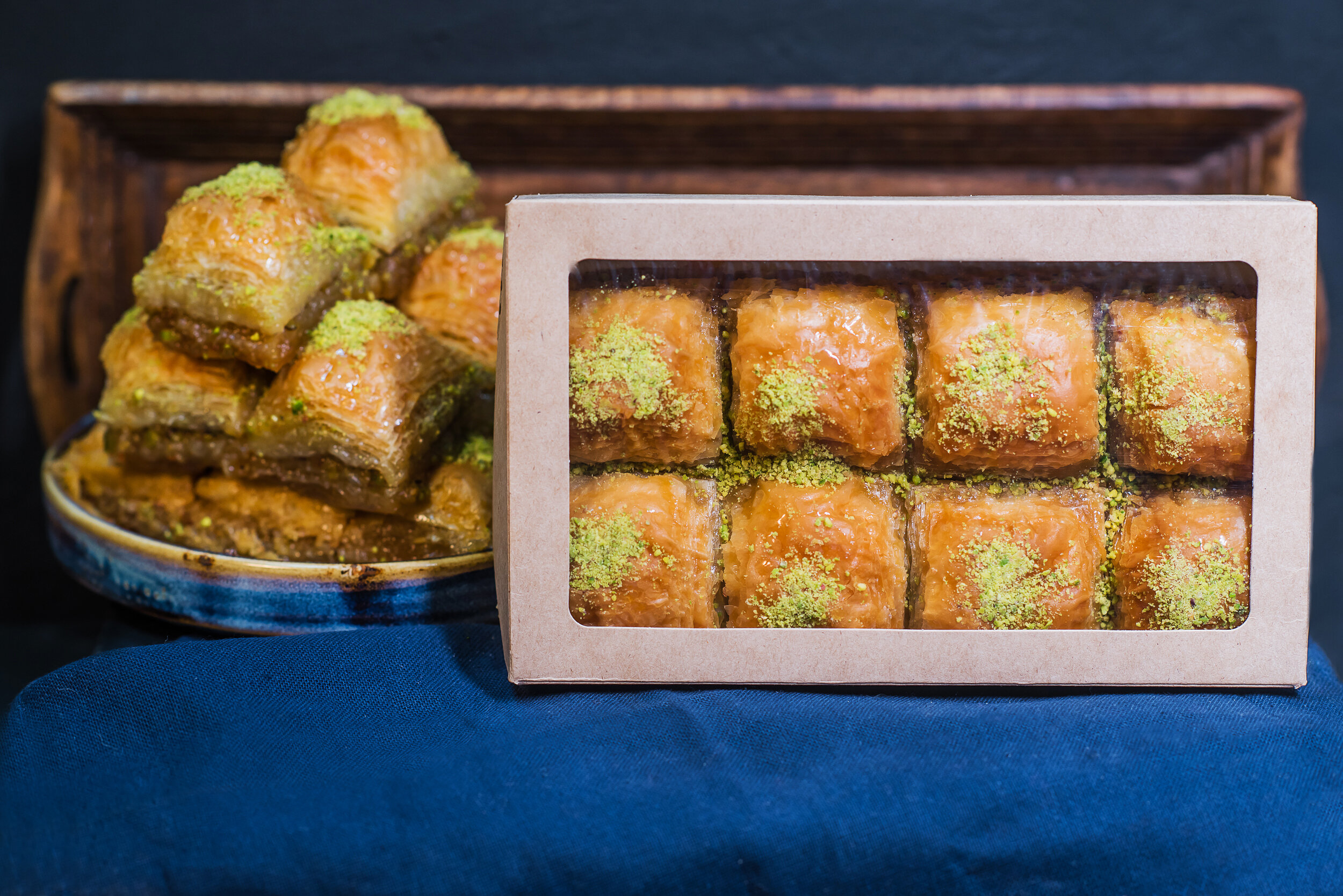 Пахлава Каре с фисташкой, Efeler baklava, 1000 гр