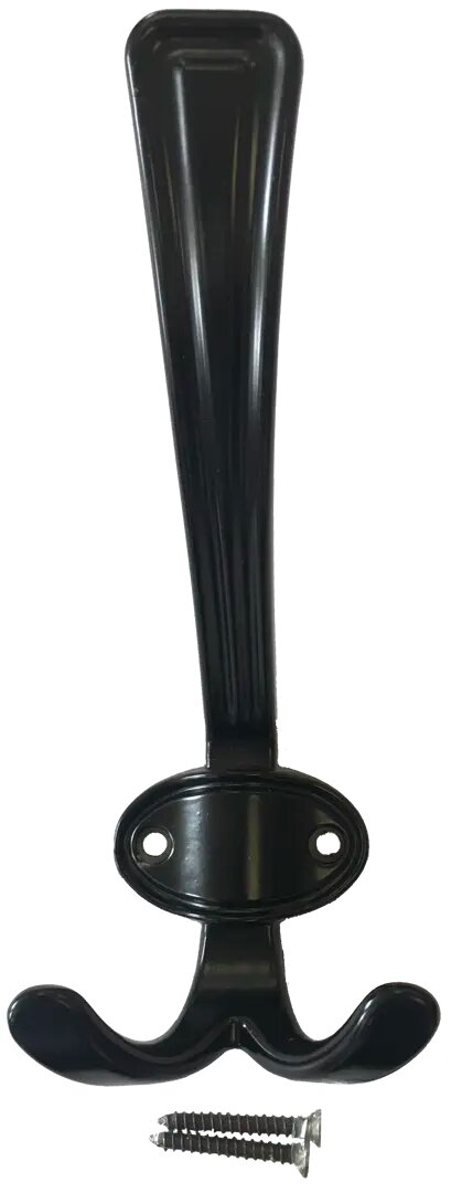Крючок мебельный Kerron, цвет матовый черный - фотография № 3