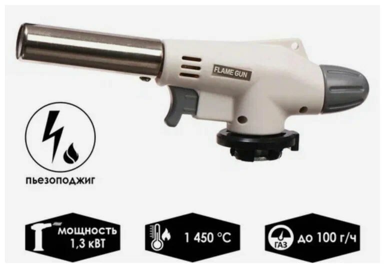 Автоматическая газовая горелка-насадка Flame Gun 920