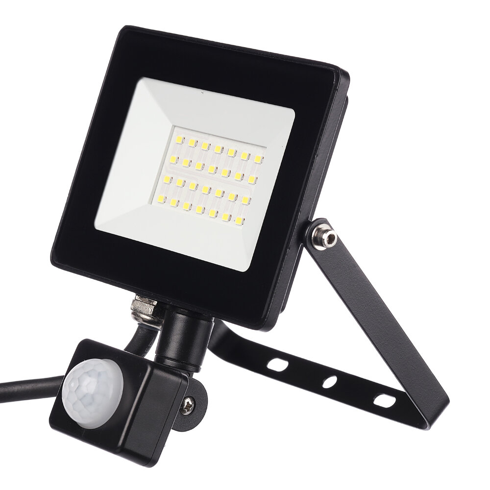 фото Прожектор диодный 20 Вт 6500 К IP54 с датчиком движения, 1 шт. в заказе