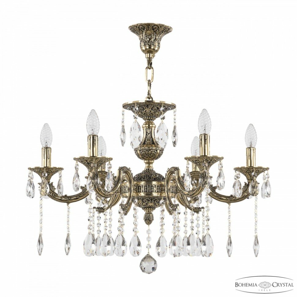Подвесная люстра Bohemia Ivele Crystal Florence 71210/6/210 A GB - фото №1