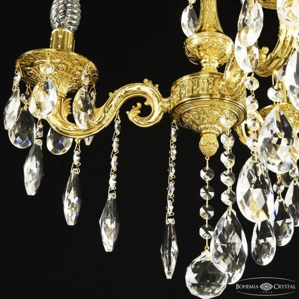 Подвесной светильник Bohemia Ivele Crystal Florence 71102/3/125 B G - фото №4