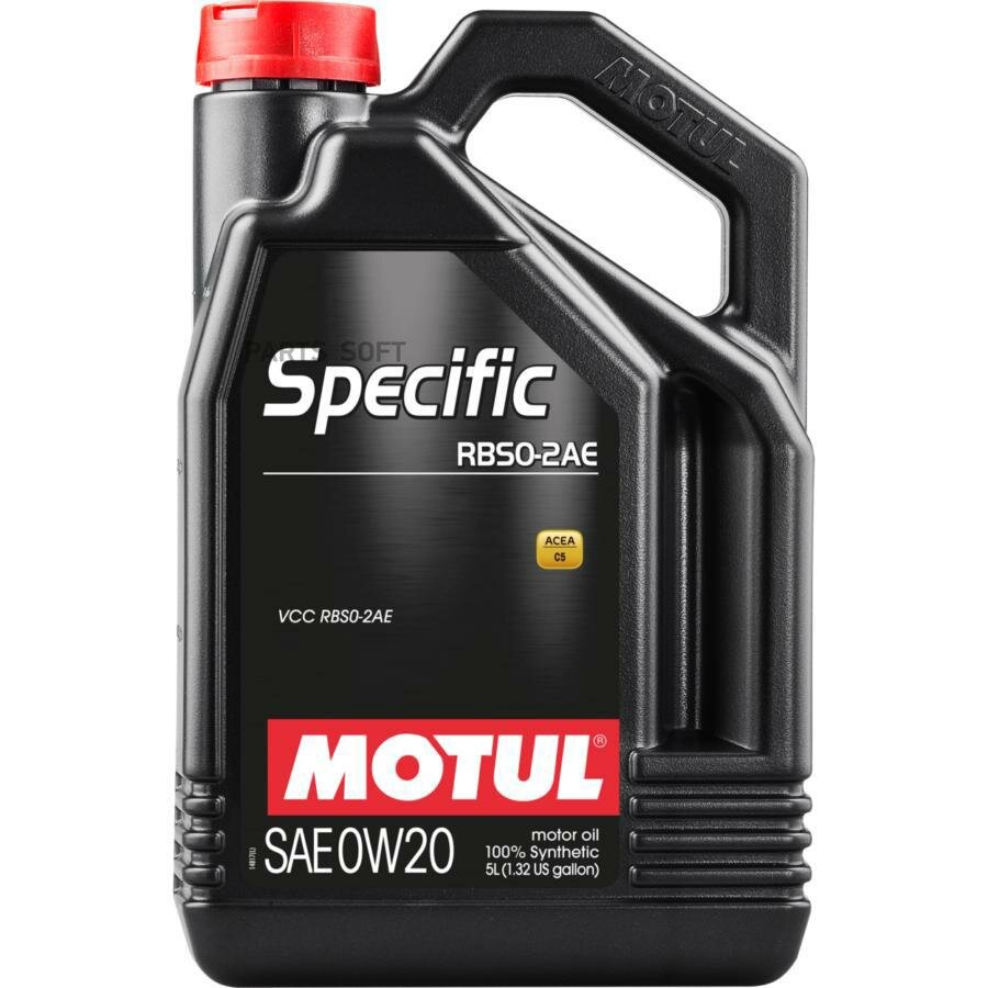 MOTUL 106045 Масло моторное Motul Specific RBS0-2AE 0W-20 синтетическое 5 л 106045