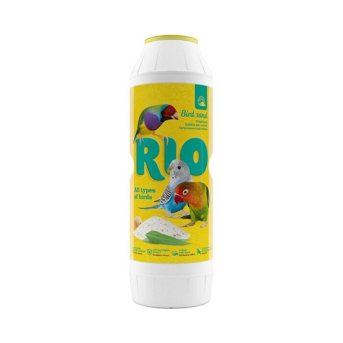 RIO Гигиенический песок для птиц, 2 кг (комплект из 3 шт) - фотография № 1