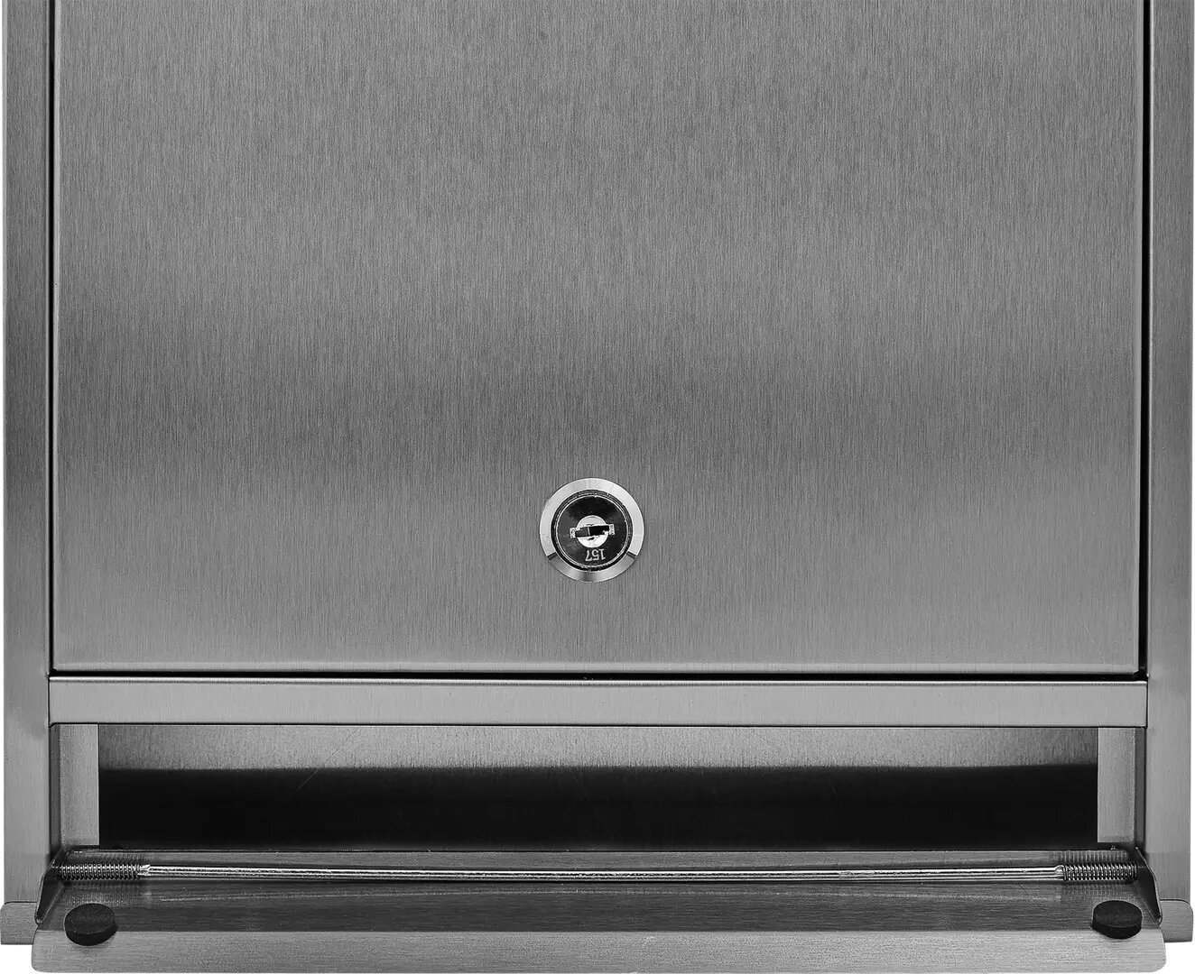 Почтовый ящик Standers 26x35x8.3 см нержавеющая сталь цвет серый - фотография № 5