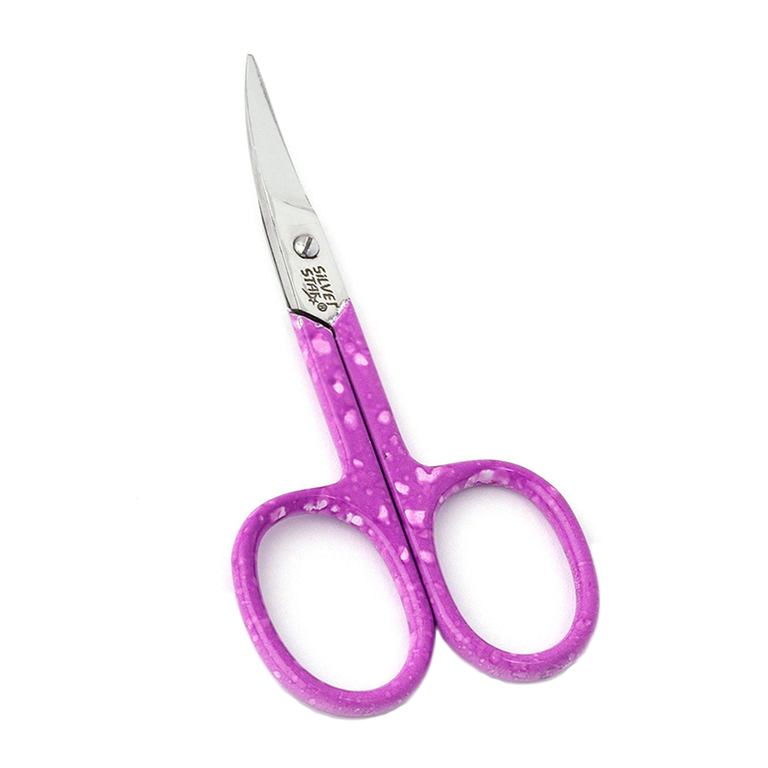 Ножницы для ногтей, изогнутые лезвия, розовое покрытие НСС2PINKLeRose