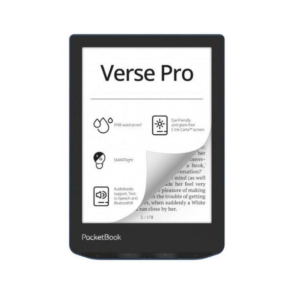 Электронная книга PocketBook 634 Verse Pro WW Azure PB634-A-WW