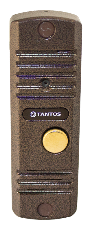 Вызывная панель видеодомофона Tantos WALLE HD, формат: AHD 1080p/720p/CVBS, угол обзора: 60 град, ИК-подсветка (медь)
