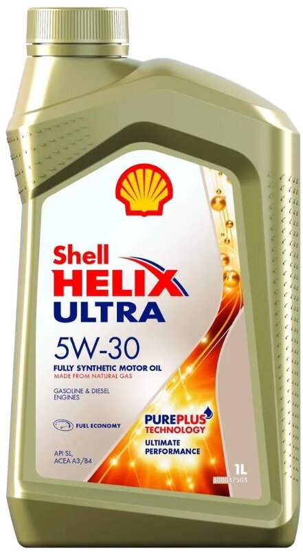 Моторное масло Shell Helix Ultra 5W-30 A3/B4 Синтетическое 1 л