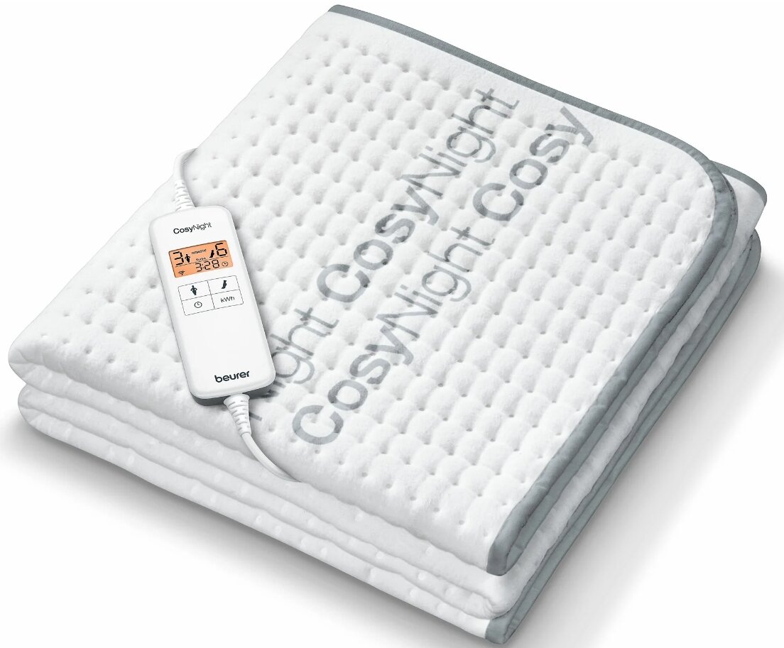 Электропростыня Beurer UB 190 Cosy Night Connect 150х80 см белый