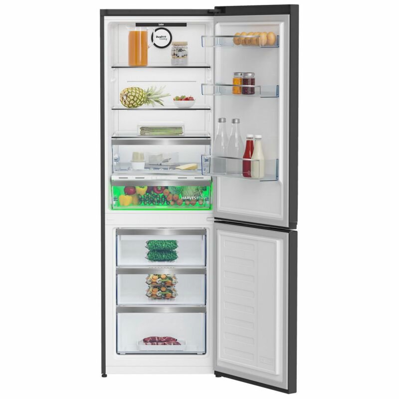 Холодильник BEKO , двухкамерный, антрацит - фото №3