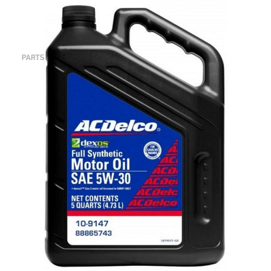 ACDELCO 109147 AcDelco GM Motor Oil Full Synthetic 5W-30 (4,73 л) ( 88865743)