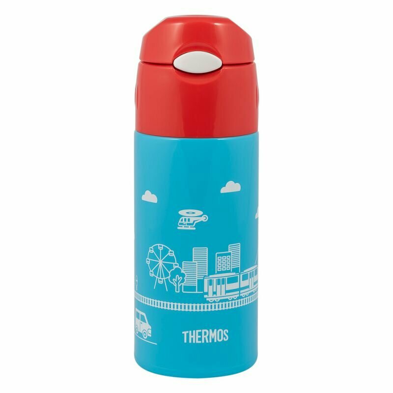 Термос Thermos FHL-401F BL 0.4л голубой/красный с чехлом (320353)