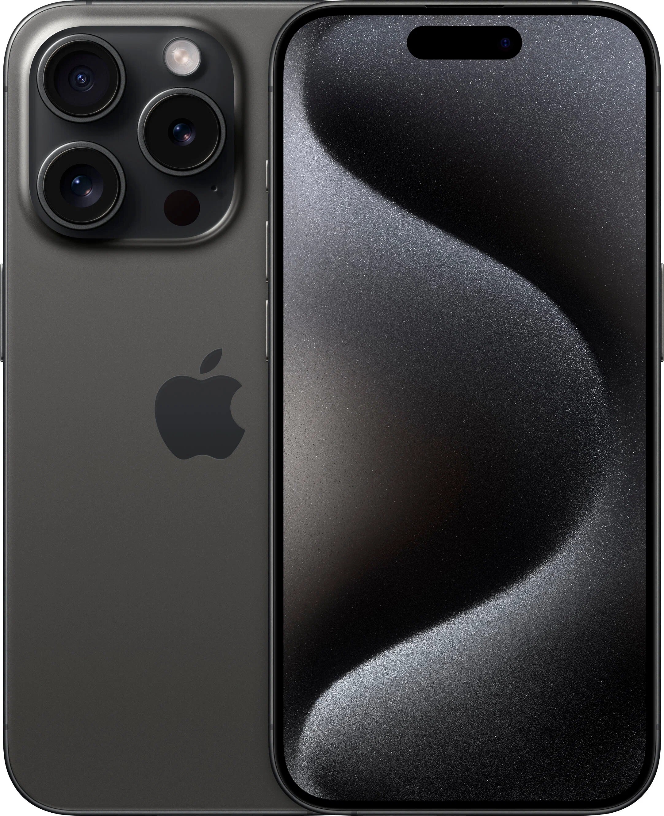 Смартфон Apple iPhone 15 Pro 256GB eSim Black Titanium (черный титан)