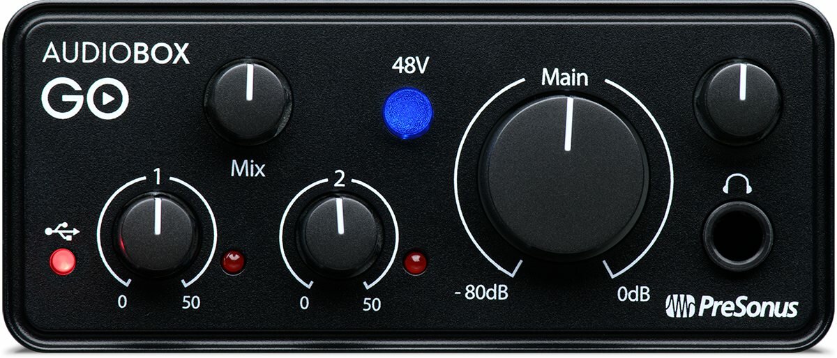 USB-аудиоинтерфейс PreSonus AudioBox GO