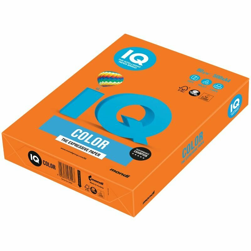 Бумага IQ Color A4 80 г/м²