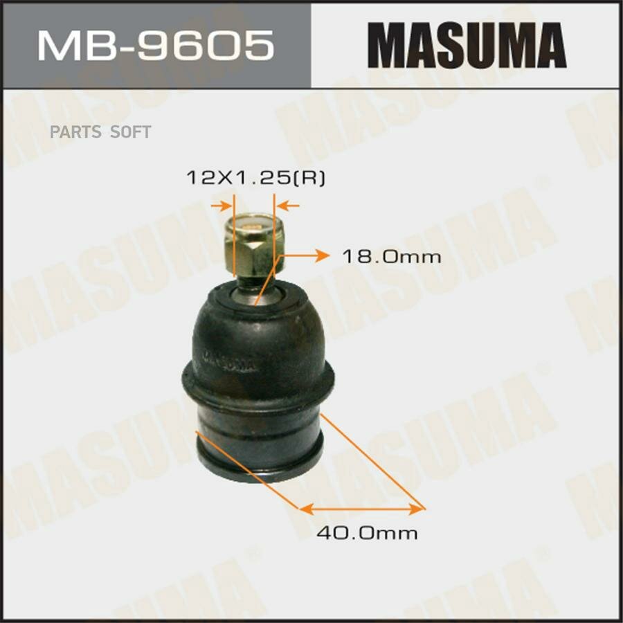MASUMA MB-9605 Опора шаровая L/R