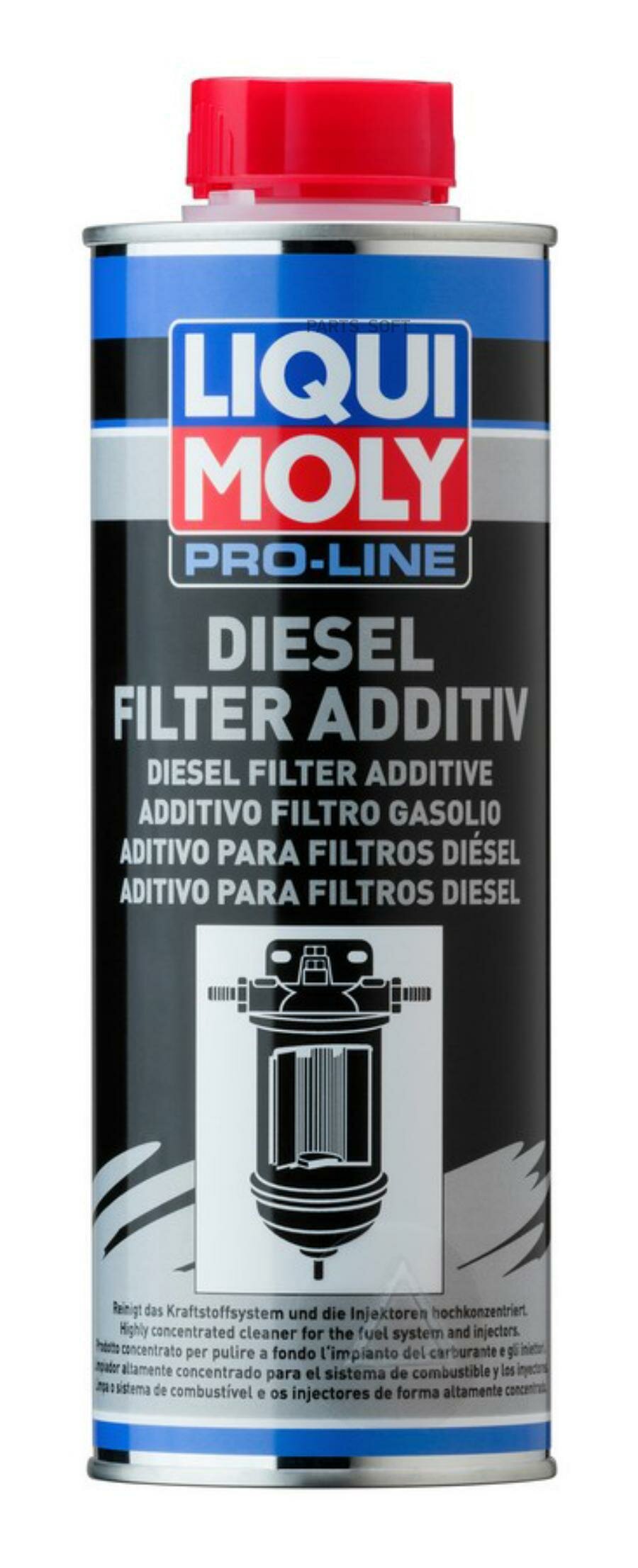 Присадка д/диз.топливных фильтров Pro-Line Diesel Filter Additive (0,5л) LIQUI MOLY / арт. 20790 - (1 шт)