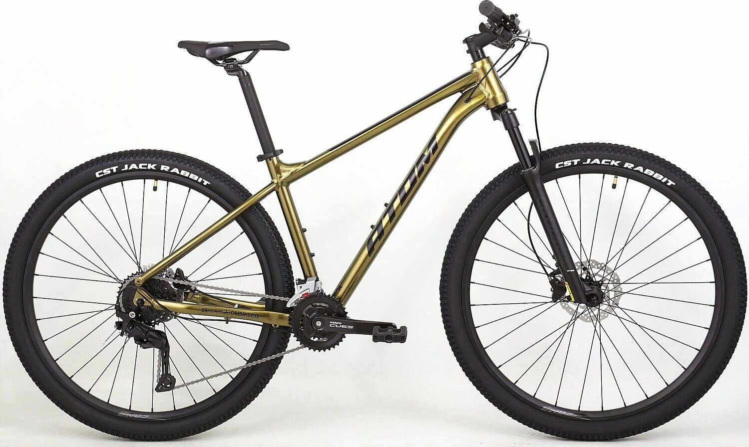 Велосипед Atom Bion Seven 50 (2024) (Велосипед ATOM BION SEVEN 50 Рама: S(15") 27,5" SilkSparklingGold, 59221)
