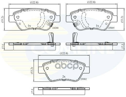 Колодки Торм Opel Adam12-, Vauxhall Adam 12- Comline арт. CBP32376