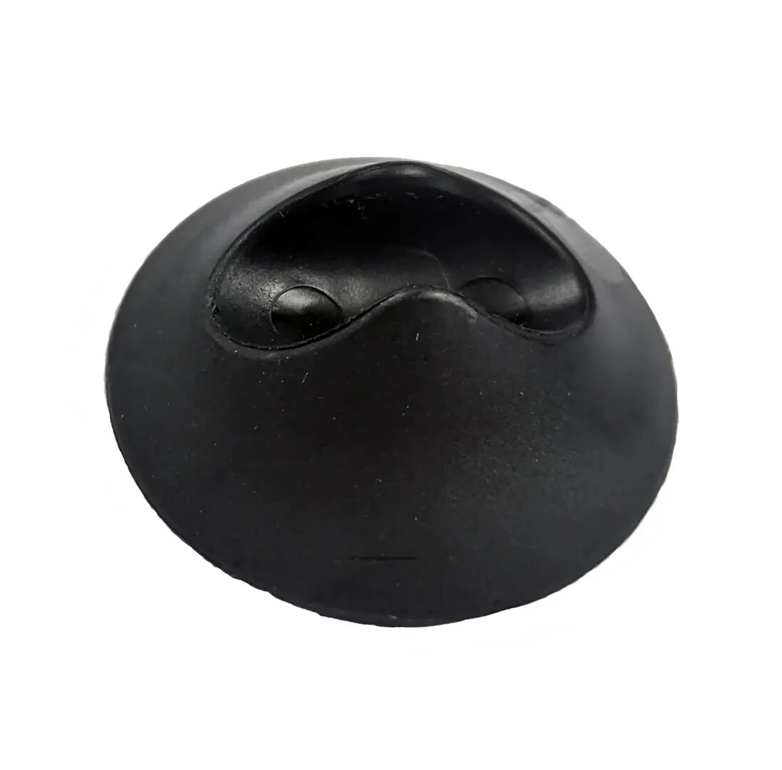 Подпяточник Duck And Dog 38 мм, круглый, пластик, цвет черный, 4 шт. - фотография № 1