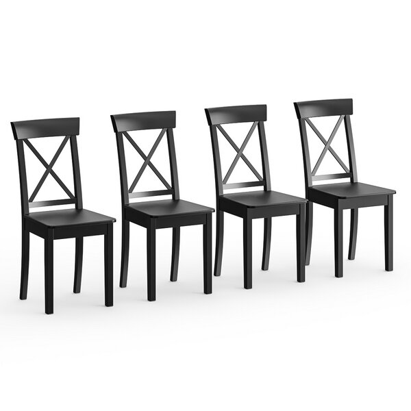 Четыре стула Мебель--24 Гольф-14 разборных, цвет венге, деревянное сиденье венге, ШхГхВ 41х42х95 см, от пола до верха сиденья 47 см.