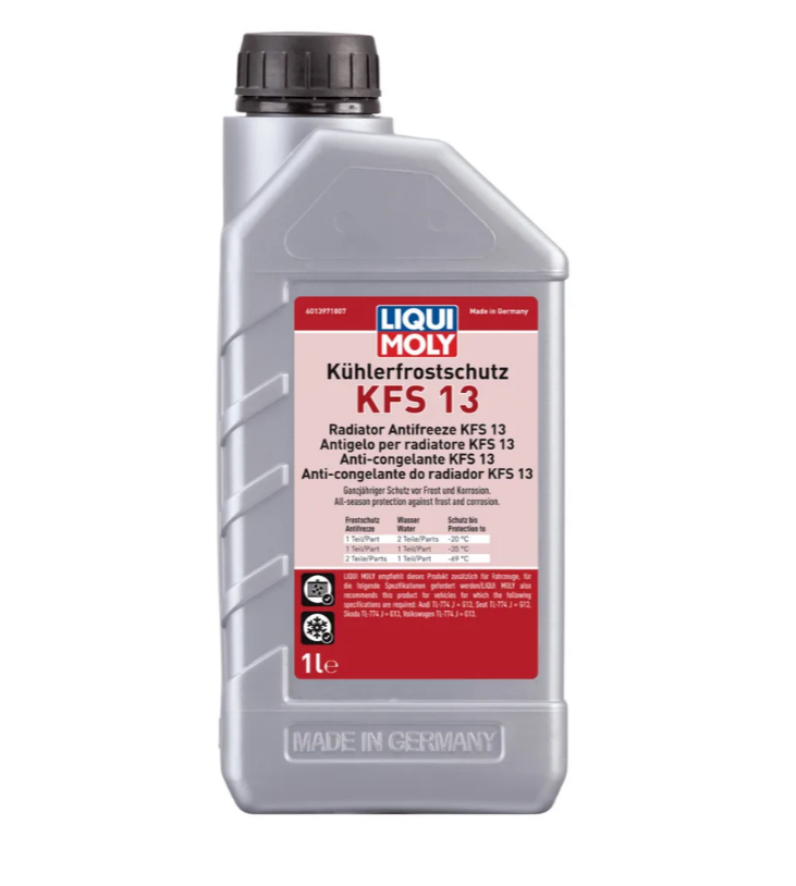 Антифриз LIQUI MOLY Kuhlerfrostschutz KFS 13 1 л, 1 уп.