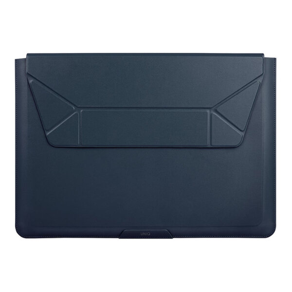 Кожаный чехол Uniq Oslo с подставкой для MacBook Pro 14" (OSLO(14)-BLUE) синий