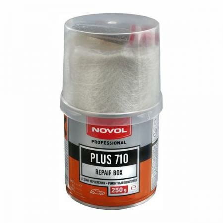 Шпатлевка для ремонта бампера NOVOL PLUS-710 (0,25кг) NOVOL