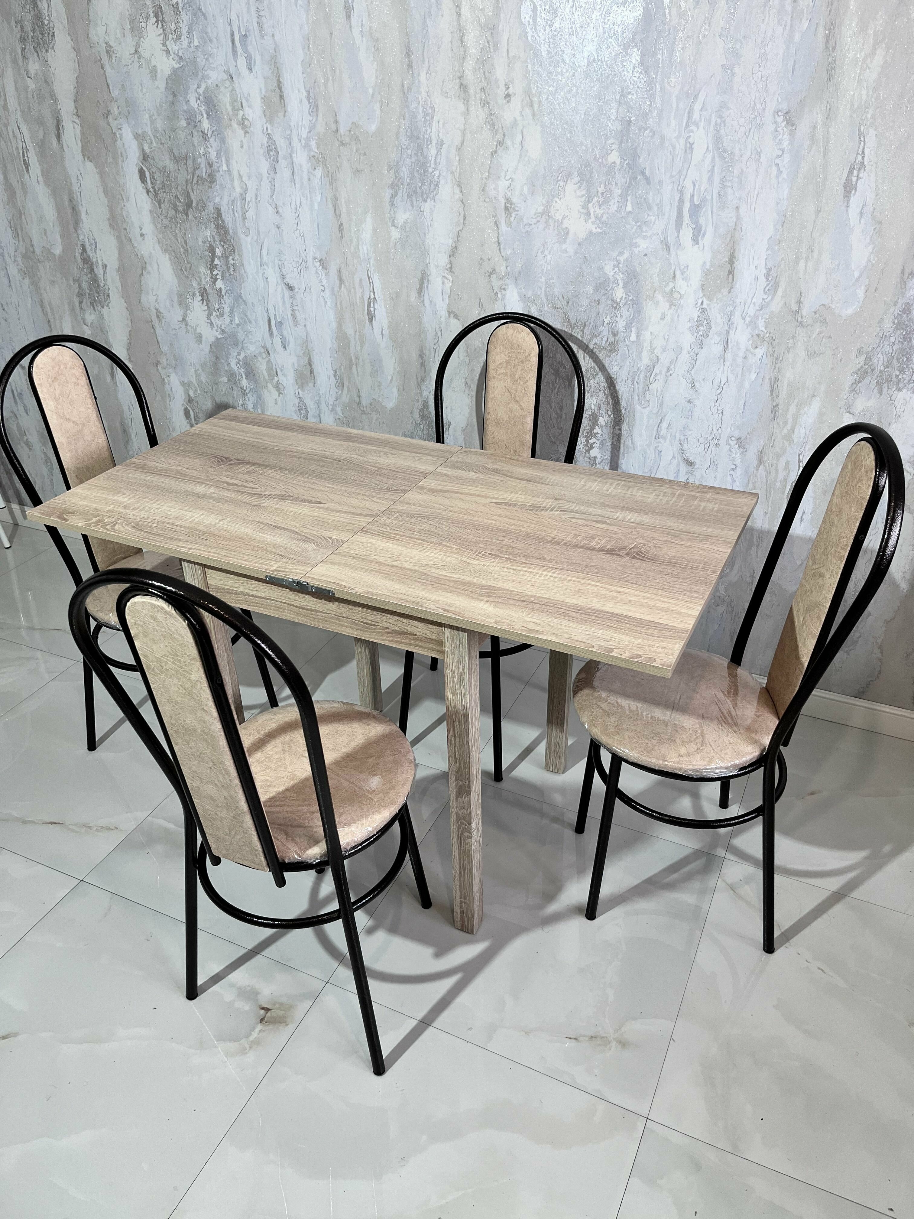 Стол обеденный , Обеденная группа , Комплект стол и стулья - фотография № 3