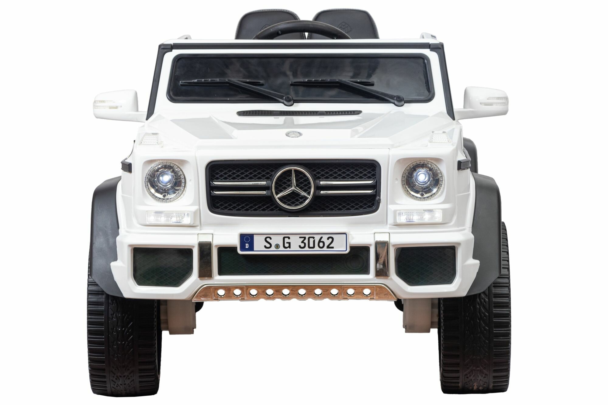 TOYLAND Электромобиль Mercedes-Benz Maybach Small G650S 4x4 (белый)