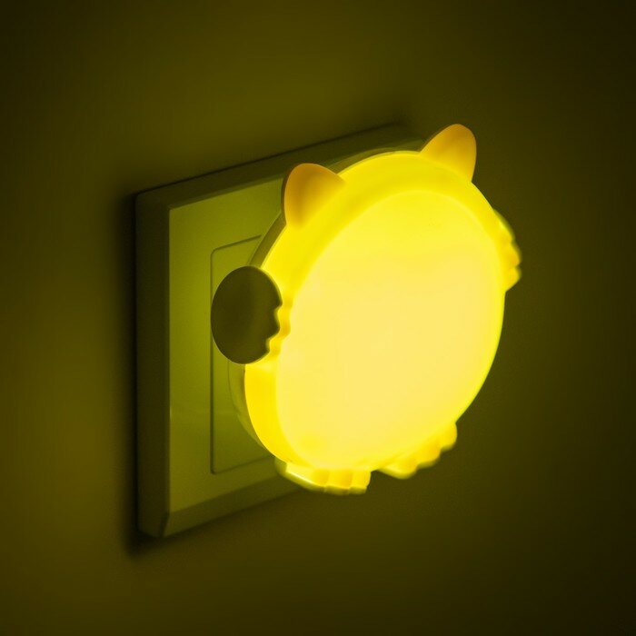 Ночник "Медвежонок" LED 1Вт желтый 8х6х9 см (комплект из 5 шт) - фотография № 4