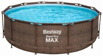 Каркасный бассейн Bestway 5617R Steel Pro 305х100 см "Ротанг"