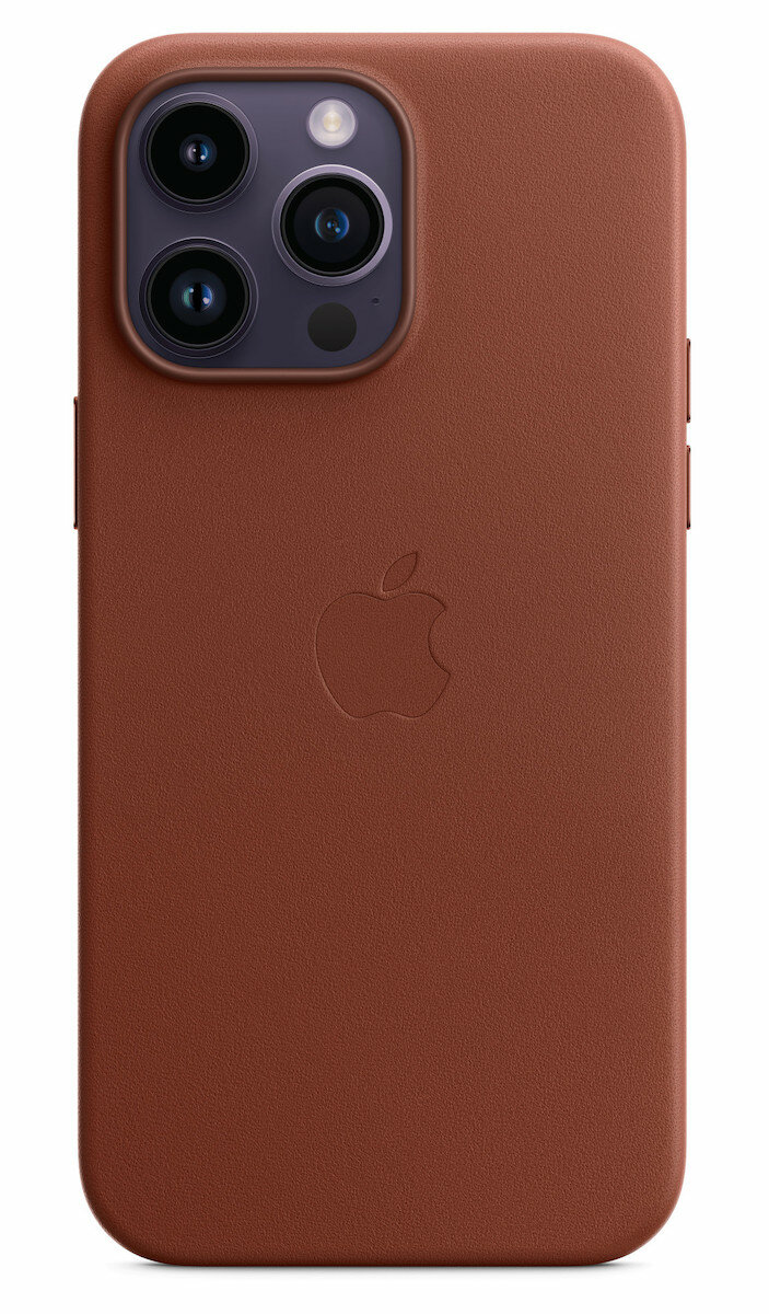 Apple iPhone 14 Pro Leather Case with MagSafe Umber