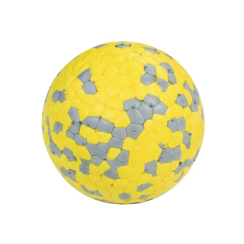 Игрушка для собак мяч Блум желто-серый д. 7 см M-Pets